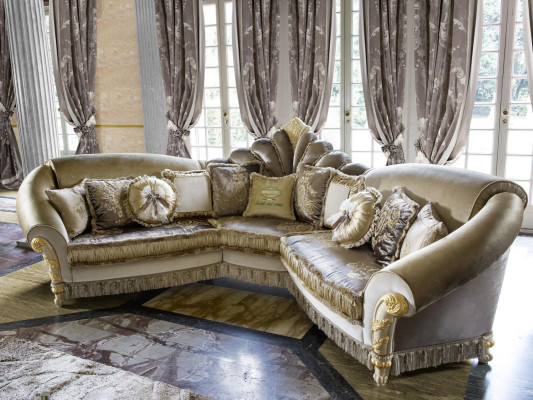 Corner sofa L-shape Couch Upholstery Textile Sofas Design Luxury Living room Sofa Seater