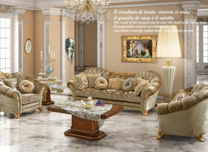 Design Upholstery Sofas Textile Relax Modern Suite Beige Seating Set 3+1+1 Seat