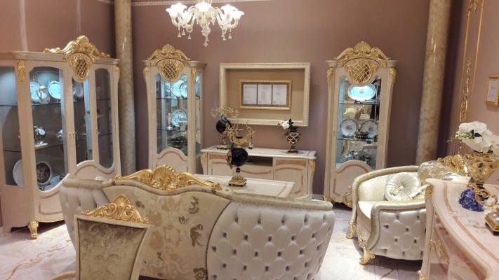 Design Wall unit Sideboard 2x Wardrobe TV cabinet Lowboard Sideboard 3 pcs. Set display case