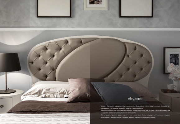 Suite set 7 pieces. Bedroom Bed Bedside table Chest of drawers Mirror Wardrobe