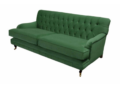 Chesterfield 3 Seater Designer Sofa Couch Upholstery Luxury Couches Textile
