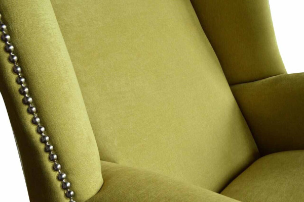 Armchair Textile Fabric Wing Chair Furniture new Living room Modern Luxury Design
