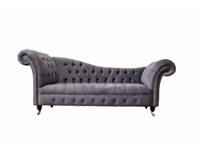 Chesterfield 3 Seater Design Couch Sofa Upholstery Seat Fabric Luxury Couches