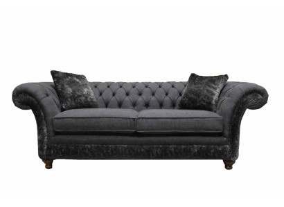 Sofa 3 Seater Couch Textile Sofa Gray Design Furniture Sofas Couches Chesterfield