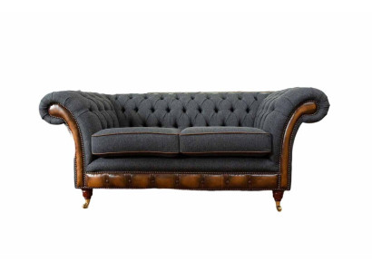 Sofa 2 Seater Design Sofas Upholstery Couches Textile Chesterfield Two-seater