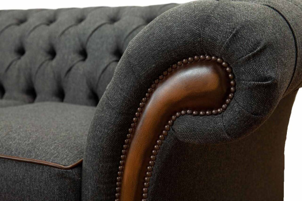 Sofa 2 Seater Design Sofas Upholstery Couches Textile Chesterfield Two-seater