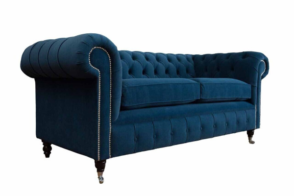Sofa 3 Seater Couch Chesterfield Upholstery Seat Fabric Textile Design new