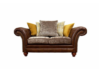 Sofa 2 Seater Classic Chesterfield Couches Upholstery Two-seater Seat