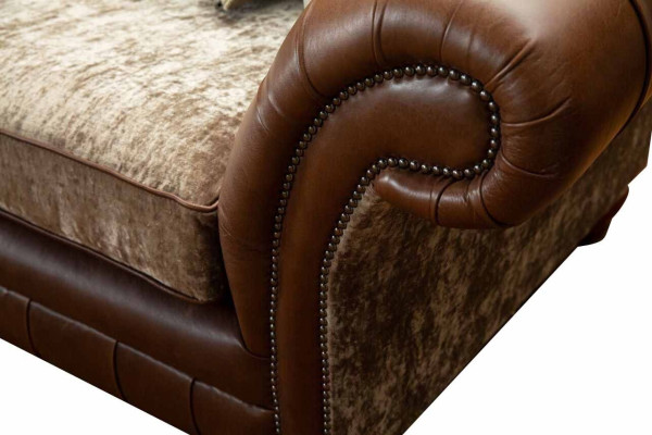 Sofa 2 Seater Classic Chesterfield Couches Upholstery Two-seater Seat
