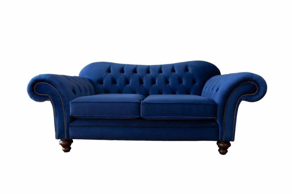 Sofas Chesterfield Design Sofa 2 Seater Couch Luxury Classic Textile