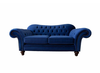 Sofas Chesterfield Design Sofa 2 Seater Couch Luxury Classic Textile