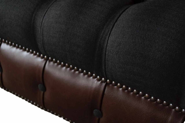 Sofa 2 Seater Couch Upholstery Sofa Fabric Chesterfield Couches Gray new