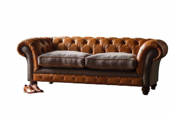 Sofa Luxury Leather Chesterfield Couch Sofas Upholstery 3 Seater Design new