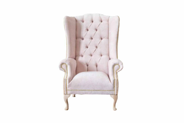 Wing Chair Armchair TV Single Seater Sofa Couch Upholstery Fabric Relax new