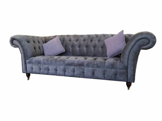 Sofa 3 Seat Chesterfield Seat Textile Fabric Couches Sofa Upholstery new