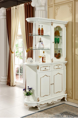 Bar Wardrobe Wood Cabinets Counter House Bar Counter Table Wine Cabinet Shelves