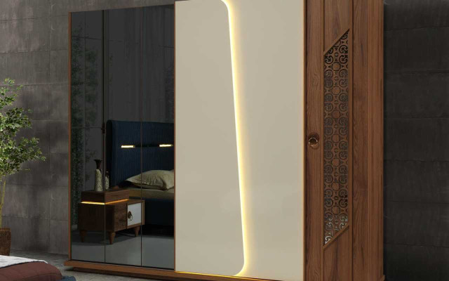 Wardrobe Brown Luxury Furniture Italian Furnishings Bedroom