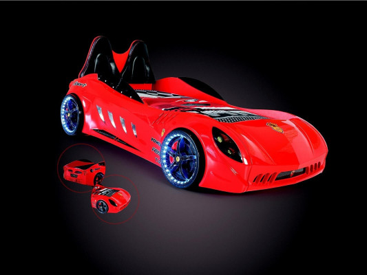 Bedroom Childrens bed Beds Children Room Car Children's furniture Red new