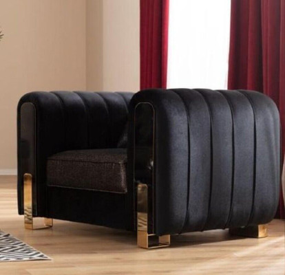 Luxury Suite Set Sofa set 3+3+1 Seater Sofa Sofas Armchair Fabric 3pcs. sets