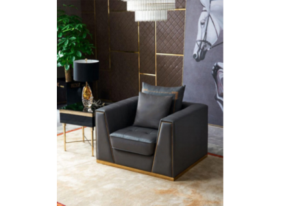 Designer Living room Furnishings Armchair Single Seater Upholstery Sofa Couch TV new