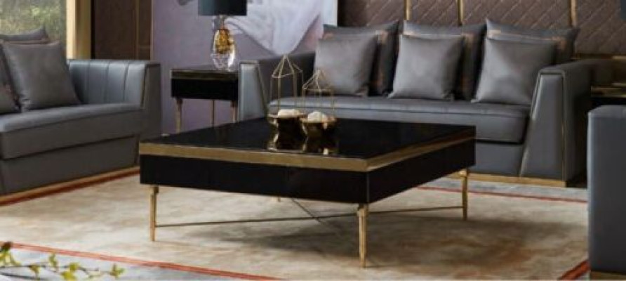 Luxury Coffee table Wood Tables Living room High quality Furniture side table