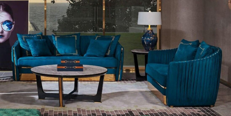 Designer Furniture Sofa Coch 3 Seater Upholstery Decor Sofas Living room Couches