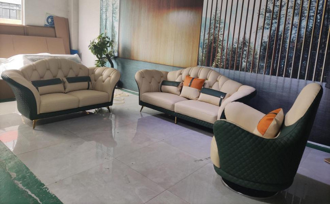 Chesterfield Suite Set Upholstery Furniture 3pcs. Sets leather sofa new