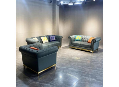 Chesterfield Living room Couch Sofa Set Luxury Suite 3+2+1 Group new