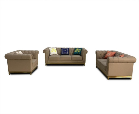 Chesterfield Living room Couch Sofa Set Luxury Suite 3+2+1 Group new