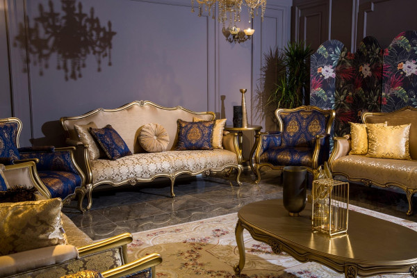 Sofa set 3+3+1 Seater Coffee table Suite Sofa Armchair Set 4pcs