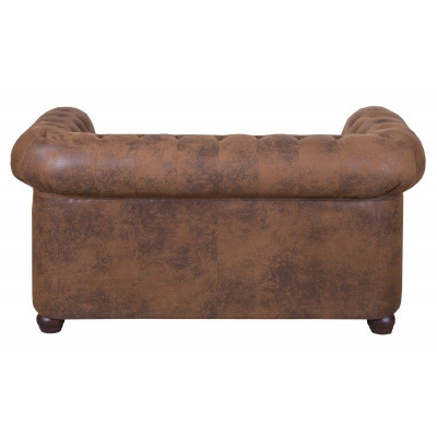 Chesterfield York Gobi 2 Seater Leather Couch Upholstery Sofas Couches new