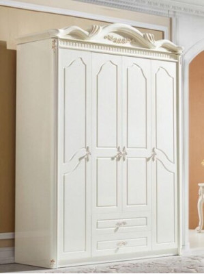 Classic r Wardrobe Wardrobe White Cabinets Bedroom Wood new