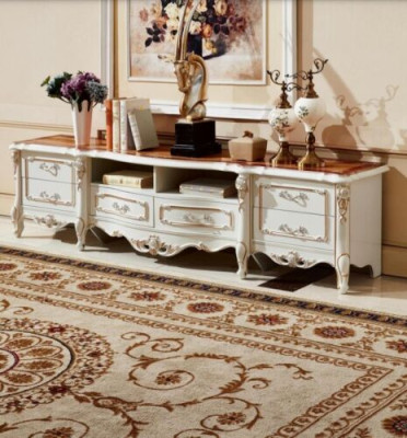 tv stand TV-cabinet Lowboard Sideboard Table Living room Brown Furniture Television