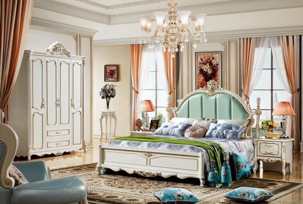 Wardrobe White Elegant Bedroom Design Classic Furniture Luxury