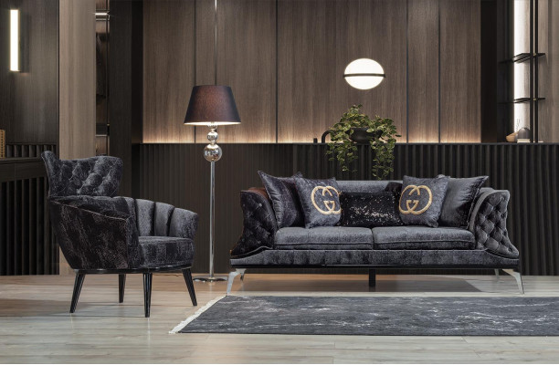 Living room Three Seat Sofa 3 Seater Sofas Seat Modern Design Couch Furniture Style