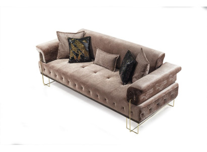 Luxury Three Seater Brown Sofa 3 Seater Sofas Design Modern Design Furniture