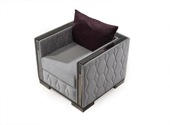 Armchair Single Seater Furniture Living room Couch Sofa Relax Mirror Elements