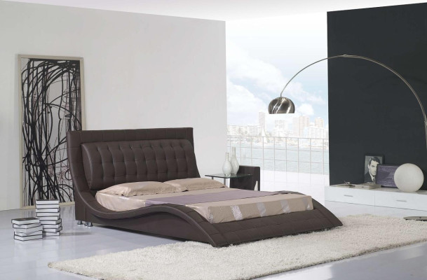 Beds Double Modern Marriage 180x200 Modern new Design Leather Bed