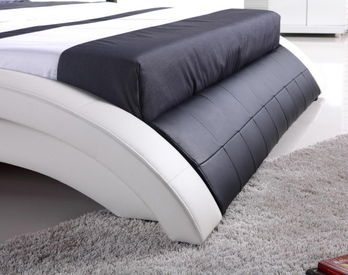 Luxury Double Hotel Marriage Beds Wood Sleep Room Leather Bed Upholstery