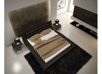 Design Upholstered Hotel Bed 180x200cm Wedding Wood Bedroom Furniture