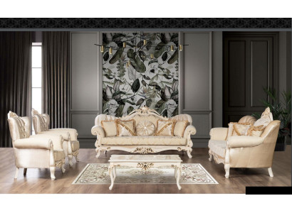 Luxury Sofa set 3+1+1+1 Seater Coffee table Sofa Armchair Sofas Seat new Set 5pcs