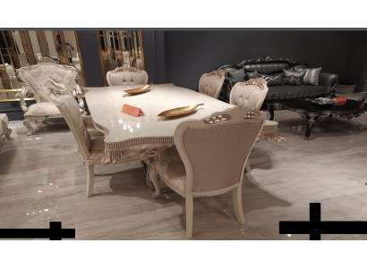 Luxury Dining room Dining table Chair Ess Group Suite Set Wood Table Tables Chairs