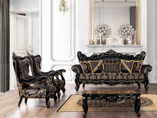 Sofa set 3+1+1 Seat Sofa Armchair Sofas Luxury Suite Fabric Living room Furniture