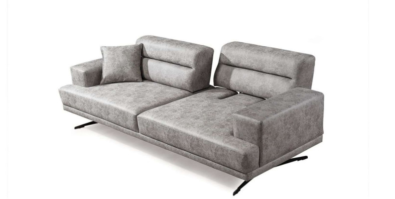 Sofa set 3+3 Seater Suite Sofa Sofas Leather Upholstery Design Seat Modern