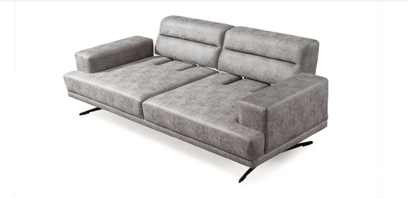 Sofa set 3+3 Seater Suite Sofa Sofas Leather Upholstery Design Seat Modern