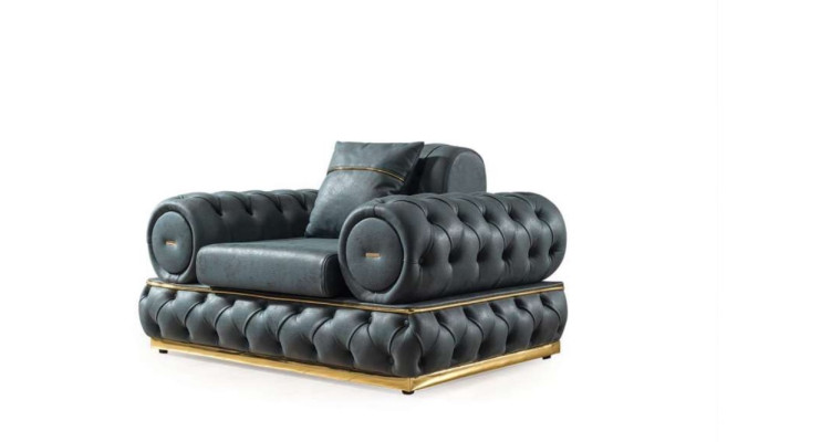 Luxury Chesterfield Sofa set 3+1 Seater Suite Sofa Armchair Sofas Upholstery