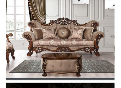 Sofa 3 Seater Classic r Three-seater Sofas Fabric Textile Design Baroque Rococo new