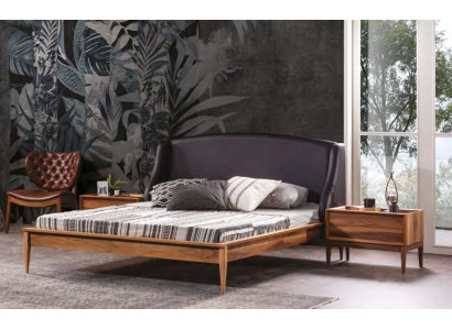 Modern Wood Nightstand Side table Bedroom Storage Furniture Luxury