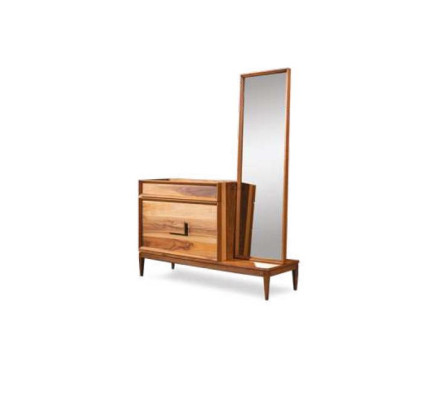 Luxury Wood Set Bedroom Furniture Modern Bed 2x Bedside tables Chest of drawers