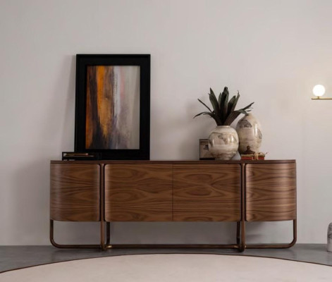 Large Dining room Set Luxury Dining table 4x Chairs Sideboard Chest of drawers Mirror